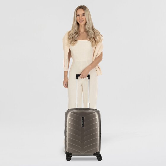 Samsonite Attrix 4 Rollen Kabinentrolley 55 cm mit Dehnfalte