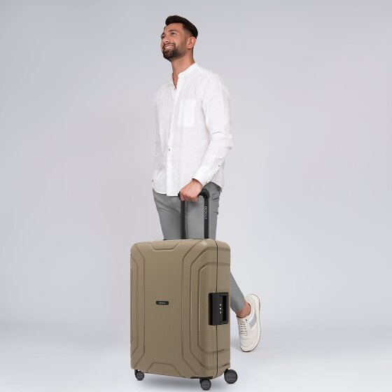 Redolz Essentials 15 4-Rollen Trolley 65 cm mit Dreipunkt-Verschluss