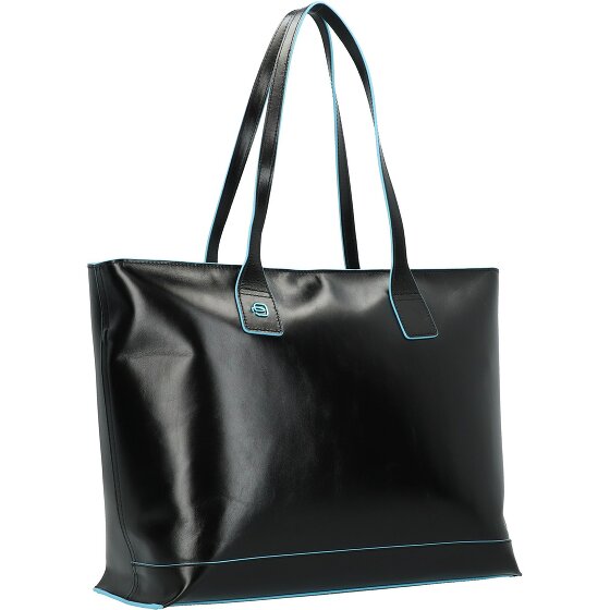 Piquadro Blue Square Shopper Tasche Leder 35 cm