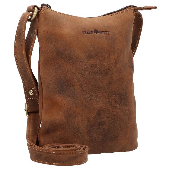 Greenburry Vintage Umhängetasche Leder 20 cm