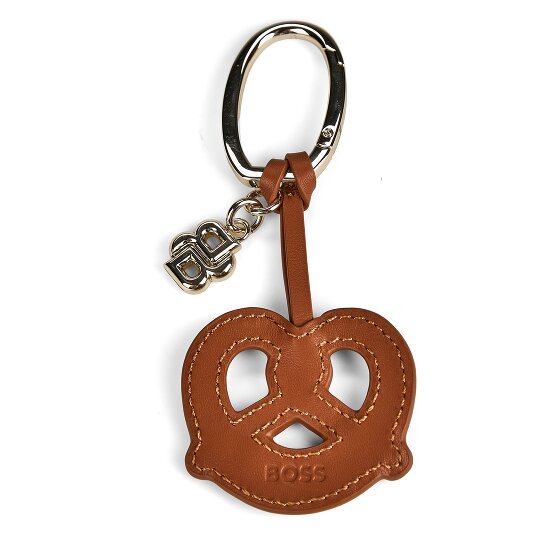 Boss Bretzel Schlüsselanhänger Leder 12 cm