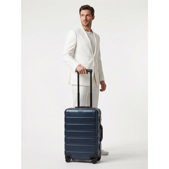Redolz Pro Aluminium 4-Rollen Kabinentrolley S Aluminium 55 cm