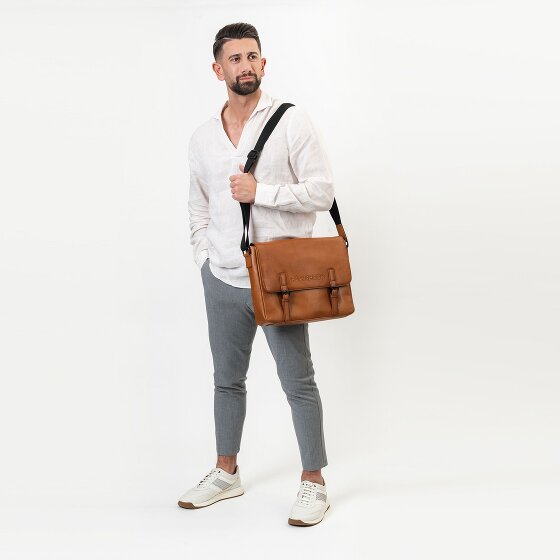 Farmhood Memphis Aktentaschen Messenger Leder 38 cm Laptopfach