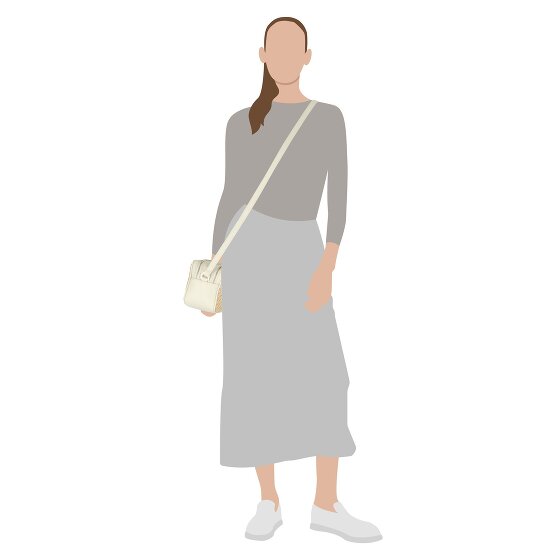 Patrizia Pepe Straw Umhängetasche 22 cm