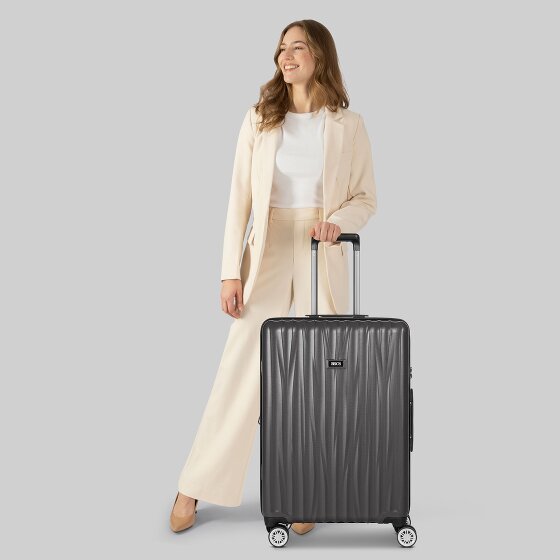 Bric's Cervia 2.0 4 Rollen Trolley M 69 cm mit Dehnfalte