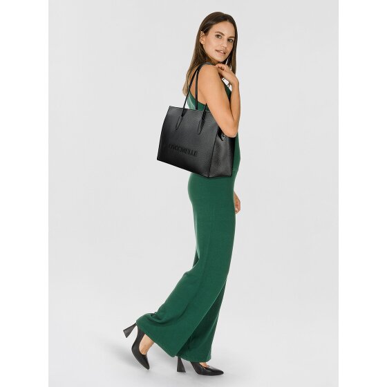 Coccinelle Myrtha Schultertasche Leder 40 cm Laptopfach