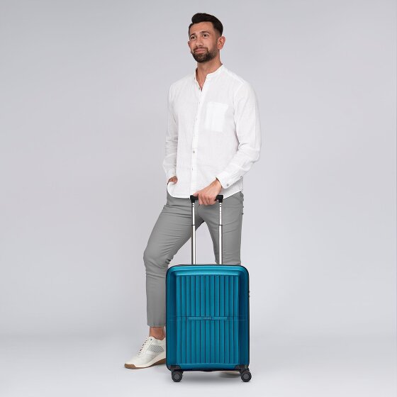 Pactastic Collection 01 4 Rollen Kabinentrolley S 55 cm mit Dehnfalte