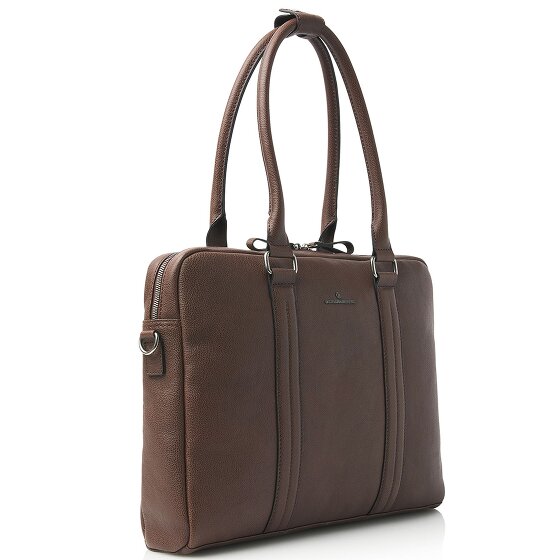 Castelijn & Beerens Linee Mirjam Schultertasche Leder 40 cm Laptopfach
