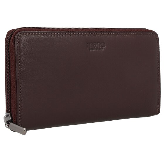 mano Donna Giulia Geldbörse Leder 20 cm