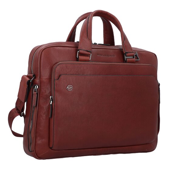 Piquadro Black Square Aktentasche Leder 40 cm Laptopfach Piquadro Black Square Aktentasche Leder 40 cm Laptopfach