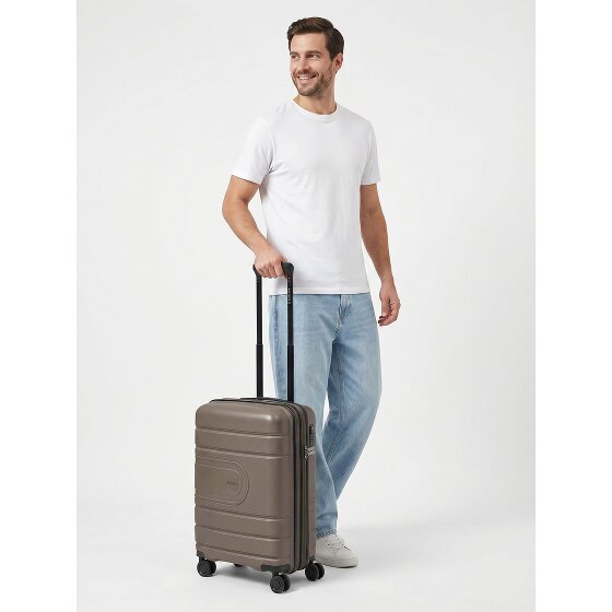 Redolz Essentials 11 4 Rollen Kabinentrolley 55 cm mit Dehnfalte