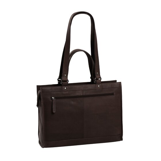 The Chesterfield Brand Wax Pull Up Aktentasche Leder 40 cm Laptopfach