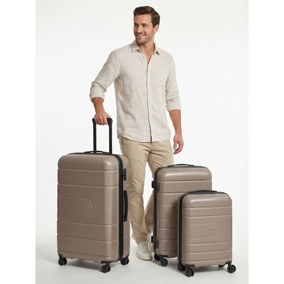 Redolz Essentials 11 4 Rollen Kofferset 3-teilig mit Dehnfalte