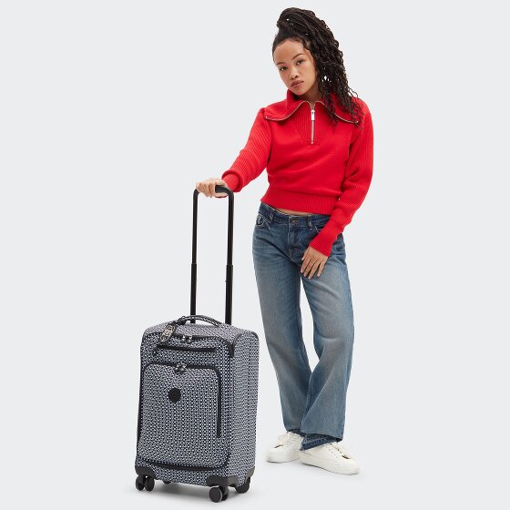 Kipling Basic Prt New Youri Spin 4 Rollen Kabinentrolley S 55 cm