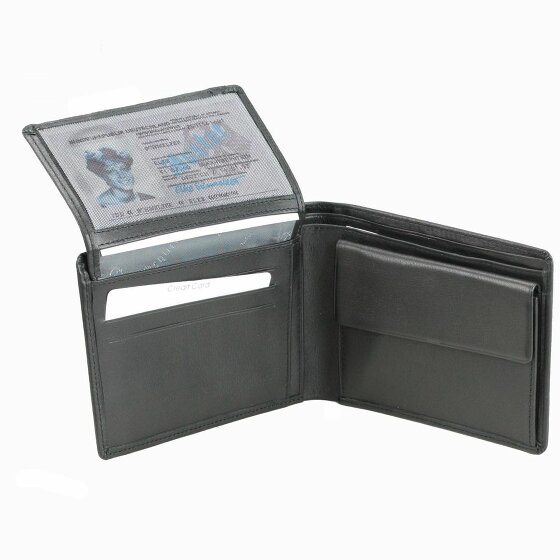 Esquire Logo Geldbörse Leder 13 cm