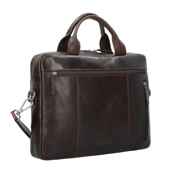Leonhard Heyden Roma Aktentasche Leder 37 cm Laptopfach