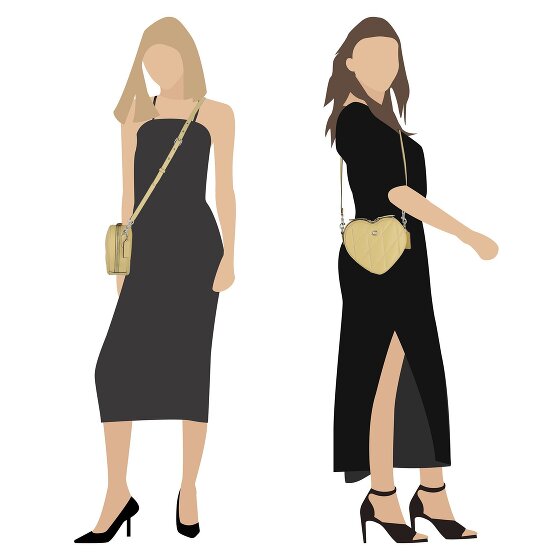 Coach Heart Umhängetasche Leder 19 cm