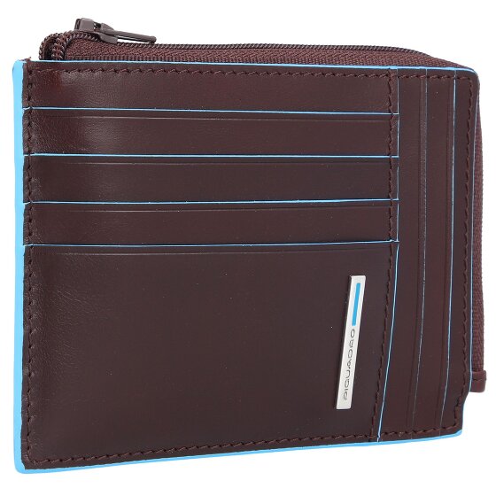 Piquadro Blue Square Kreditkartenetui RFID Schutz Leder 12 cm Geschenkbox