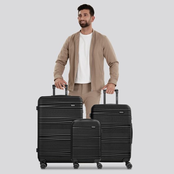Redolz Essentials 16 3-SET 4 Rollen Kofferset 3-teilig
