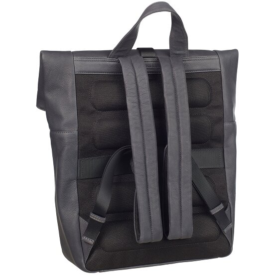 Leonhard Heyden Den Haag Rucksack Leder 40 cm Laptopfach