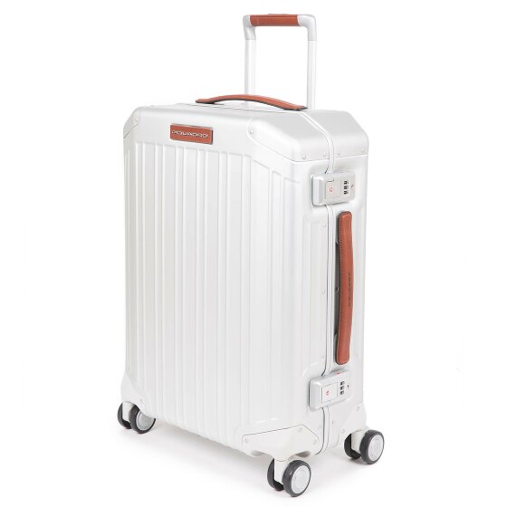 Piquadro Alu 4-Rollen Kabinentrolley 55 cm