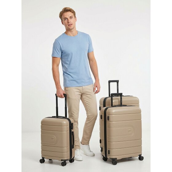 Redolz Essentials 11 4 Rollen Kofferset 3-teilig mit Dehnfalte