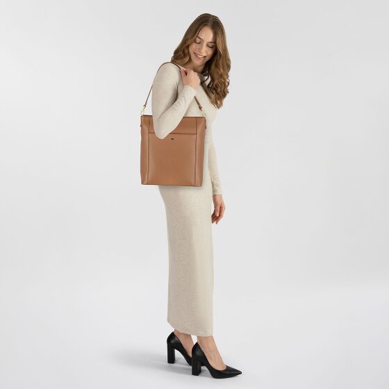 Braun Büffel Hanna Schultertasche Leder 34 cm Laptopfach