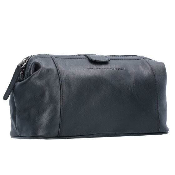 The Chesterfield Brand Wax Pull Up Kulturbeutel Leder 29 cm