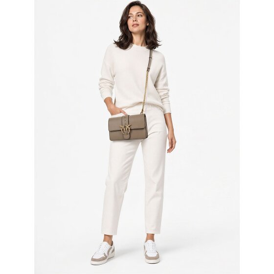PINKO Love One Umhängetasche Leder 26 cm