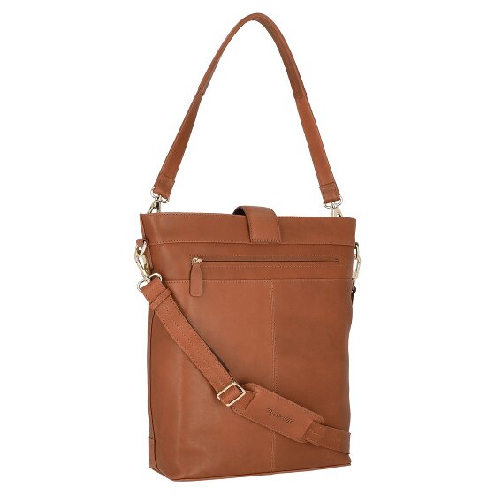 Plevier Bow Schultertasche Leder 30 cm Laptopfach