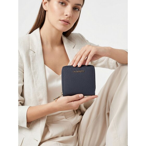 Lazarotti Bologna Leather Medium Zip-Around Geldbörse Leder 10 cm