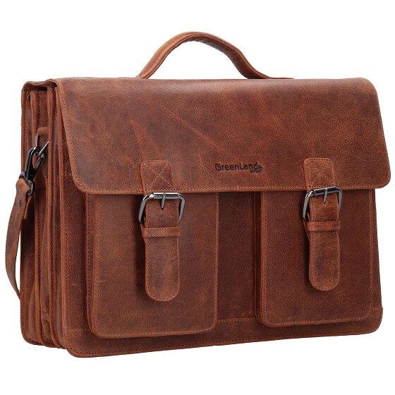 Greenland Nature Montana Aktentasche Leder 40 cm