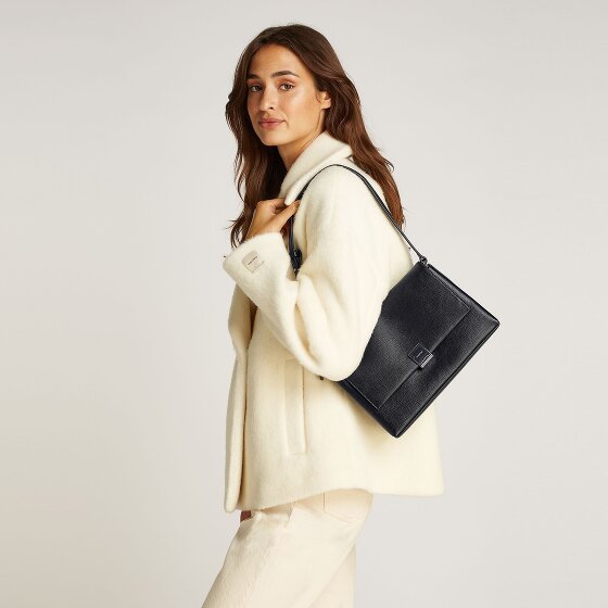 Calvin Klein CK Plaque Schultertasche 28 cm