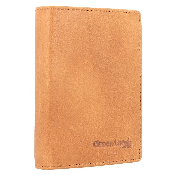 Greenland Nature GreenLand NATURE Geldbörse RFID Schutz Leder 9 cm