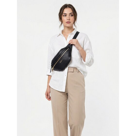 Lazarotti Bologna Leather Double-Zip Gürteltasche Crossbody Leder 25 cm