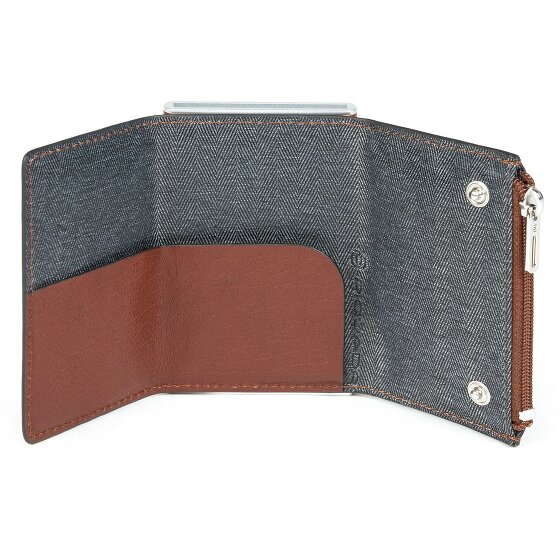 Piquadro Black Square Kreditkartenetui Leder 6 cm