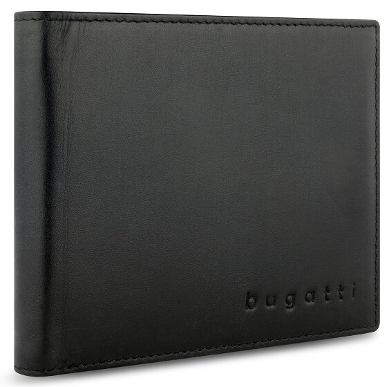bugatti Super Slim Geldbörse RFID Schutz Leder 9 cm