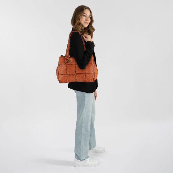 Harbour 2nd Fashion Lights Alethea Shopper Tasche Leder 47 cm