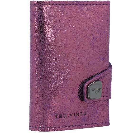Tru Virtu Click & Slide Kreditkartenetui RFID Leder 6,5 cm Tru Virtu Click & Slide Kreditkartenetui RFID Leder 6,5 cm