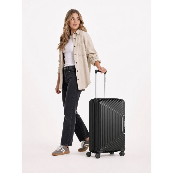 Redolz Essentials 01 4 Rollen Trolley M 66 cm mit Dehnfalte