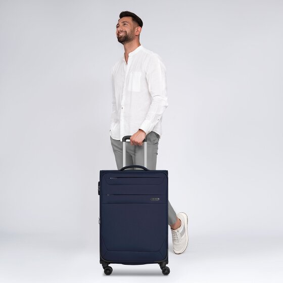 Worldpack Chicago 4 Rollen Trolley M 67 cm mit Dehnfalte
