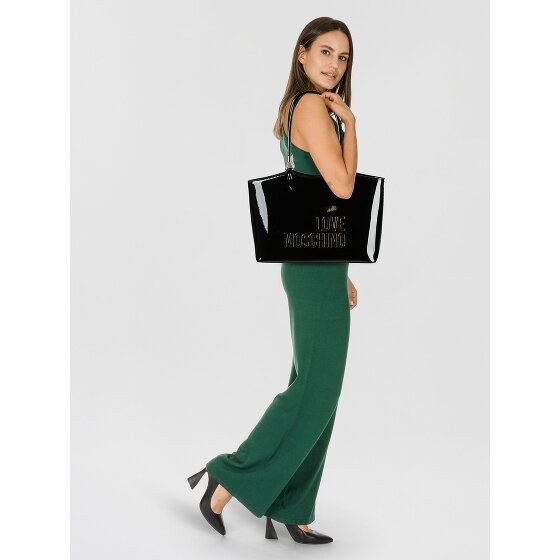 Love Moschino Enameled Logo Shopper Tasche 35 cm