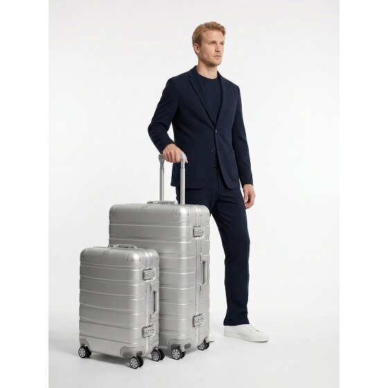 Redolz Pro Aluminium 4 Rollen Kofferset 2-teilig