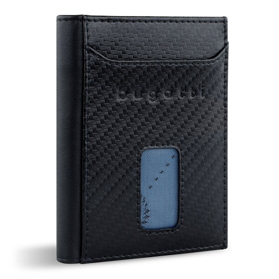 bugatti Secure Slim Geldbörse RFID Schutz Leder 8 cm