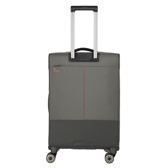 Travelite Crosslite 5.0 4 Rollen Trolley M 66 cm mit Dehnfalte