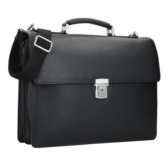 Leonhard Heyden Berlin Aktentasche Leder 40 cm Laptopfach