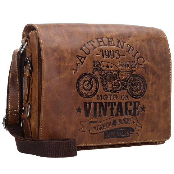 Greenburry Vintage Cafe-Racer Messenger Leder 33 cm Greenburry Vintage Cafe-Racer Messenger Leder 33 cm