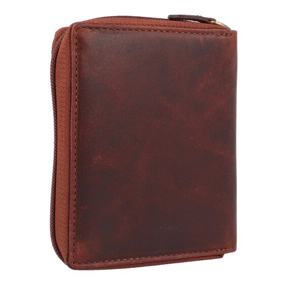 Greenburry Rugged Geldbörse RFID Schutz Leder 10 cm