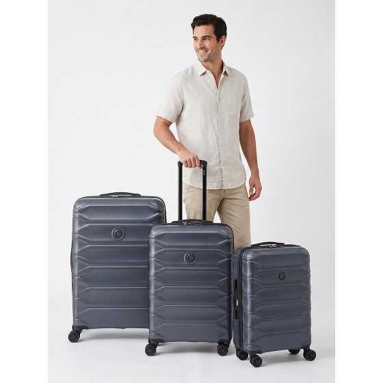 Delsey Paris Meteor 4 Rollen Kofferset 3-teilig mit Dehnfalte