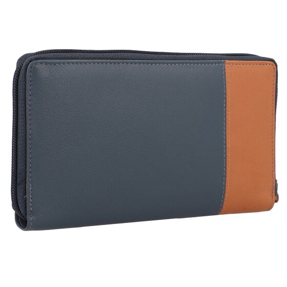 Greenburry Nappa Geldbörse RFID Schutz Leder 19.5 cm